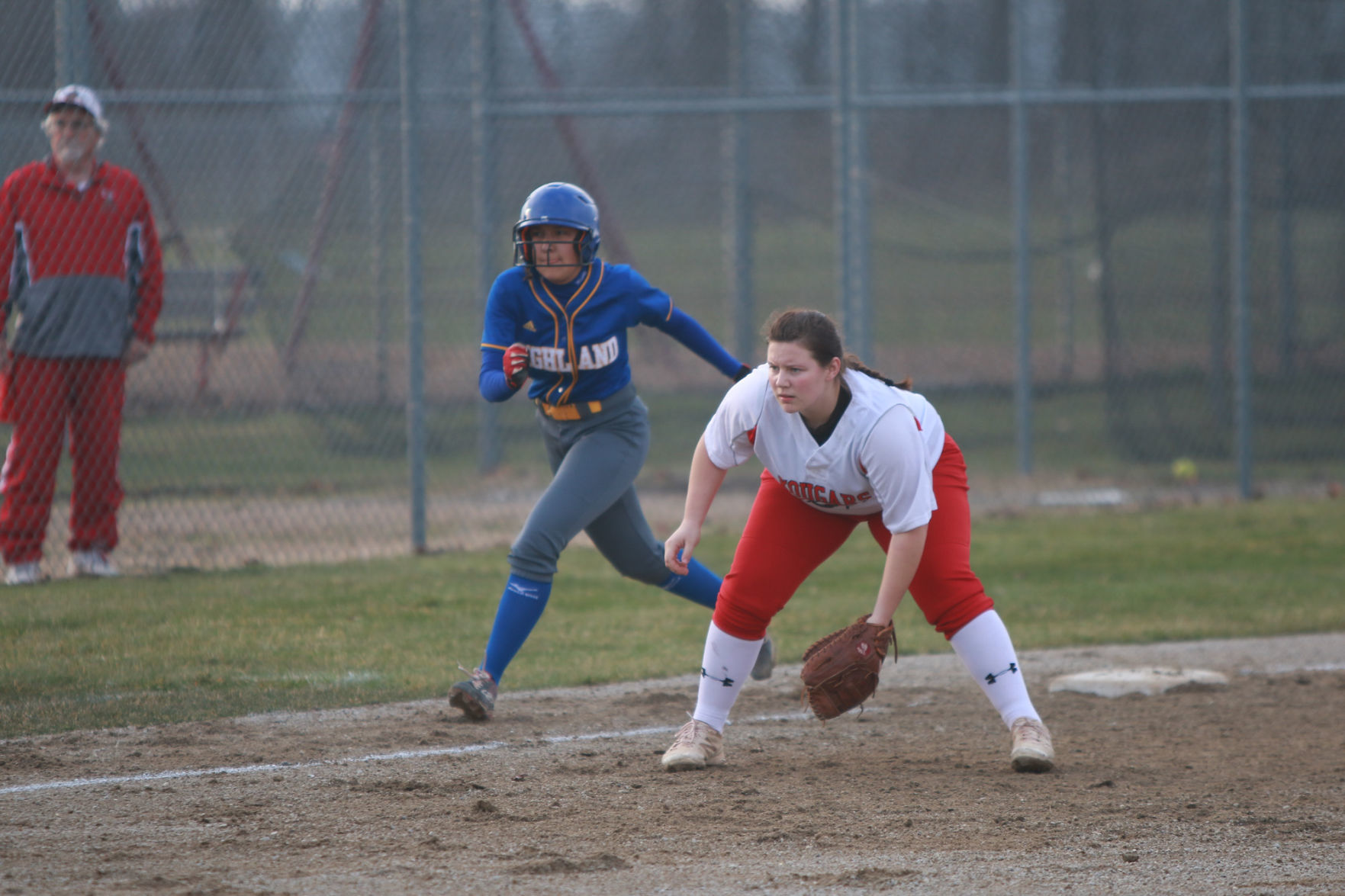Gallery: Prep softball - Highland at Kankakee Valley